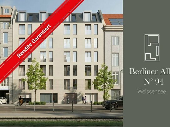 RENDITEGARANTIE : Berliner Allee: ERSTBEZUG im NEUBAU - ab 2024: 1-Zi-Whg mit 21 m² - VHS 1. OG