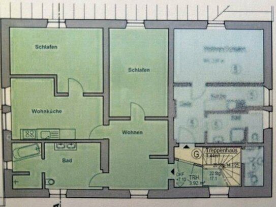 Provisionsfreie 3 Zimmer Wohnung möbliert in Neuröthenbach