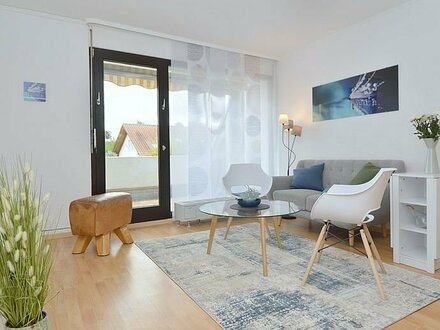 Sehr schöne möblierte 2-Zimmer Wohnung mit Terrasse in Mainz-Finthen