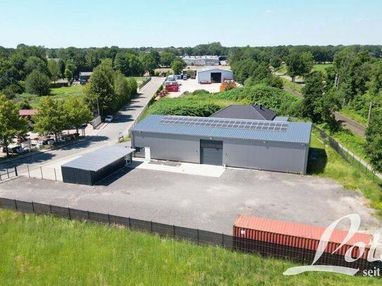 +++ Gewerbehalle (ca. 450 m²) mit Betriebsleiter-Wohnhaus - neuwertig und modernst ausgestattet! +++