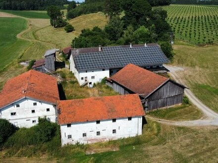 Hofstelle mit Stall, mehreren Wirtschaftsgebäuden, arrondierte Grundstücksfläche im freien Bieterverfahren