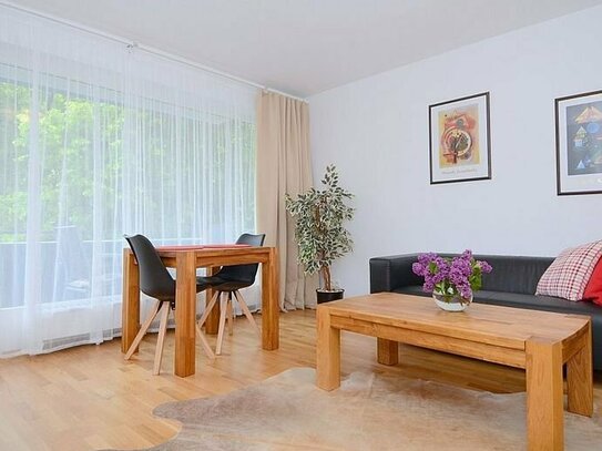 Schöne möblierte 1-Zimmer Wohnung mit Balkon und Internet in Wiesbaden