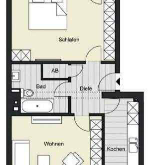 2-Zimmer-Wohnung in der Merheimer Straße 86-88 zu verkaufen! WE 7