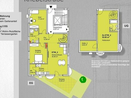 Große 4 Zimmer Garten-Wohnung - individueller Wunschgrundriss - Kinderzuschuss, KfW-Förderung plus 5% Steuerabschreibung