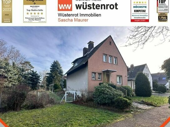 Zum Grundstückspreis: Freistehendes Einfamilienhaus mit überdachter Terrasse und großem Garten!