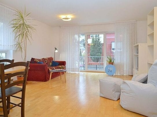 Gemütliche möblierte 3-Zimmer Wohnung mit Balkon und Internet in Wiesbaden Südwest