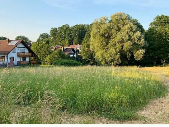 Seltene Gelegenheit ! Großzügiges Baugrundstück mit großem Garten und Weiher in Burgtahnn-Schwarzenbach (Grundstück A)