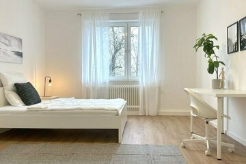 Erstbezug: Möblierte WG-Zimmer in Frankfurt / 4 person shared flat