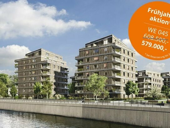 Kaufen und sparen: Kompakte 3 Zimmer-Wohnung in Niederschöneweide mit Loggia