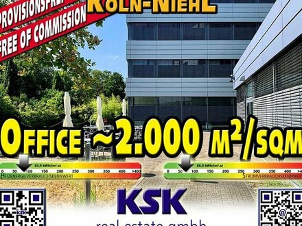 Autarke, moderne Büroetage 2.000 m²/sqm Self-sufficient, modern office floor