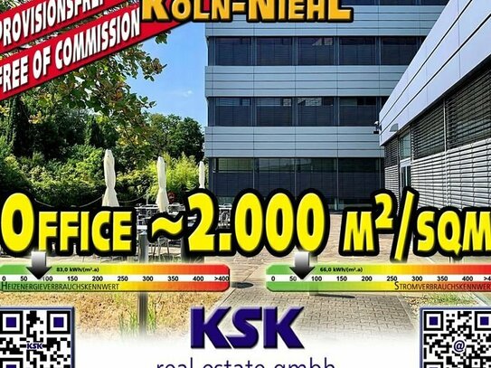 Autarke, moderne Büroetage 2.000 m²/sqm Self-sufficient, modern office floor