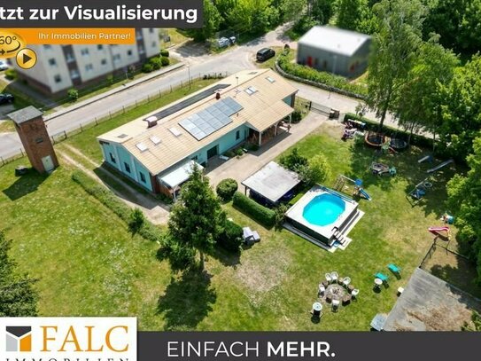 Top moderne Solar+Wärmepumpen Energieversorgung+Pool & FeWo