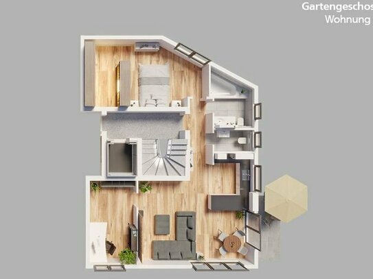 Moderne 3-Zimmer-Wohnung in Leonberg