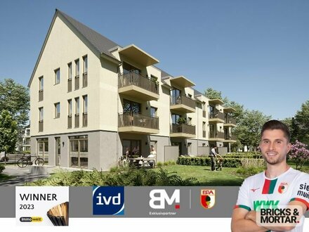 Durchdachte 3 Zimmer Neubau-DG-Wohnung im HERZSTÜCK - stilvoll wohnen im Herzen von Dinkelscherben