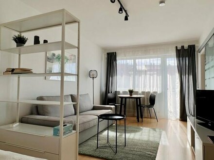 Apartment mit Wlan, TV, Balkon, Dusche/WC, Küche, Waschmaschine, Trockner