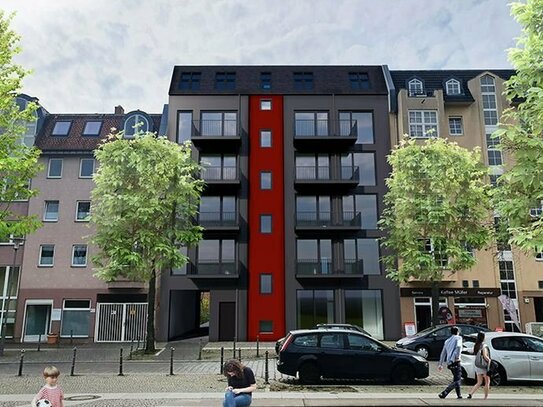 Berlin-Apartment: Lichtdurchflutete 1-Zimmer-Wohnung mit Parkett und Fußbodenheizung