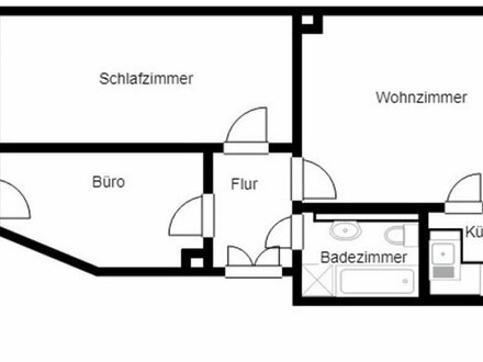 ++Wohnen am Karl-Heine-Kanal - 3-Raumwohnung mit Balkon++