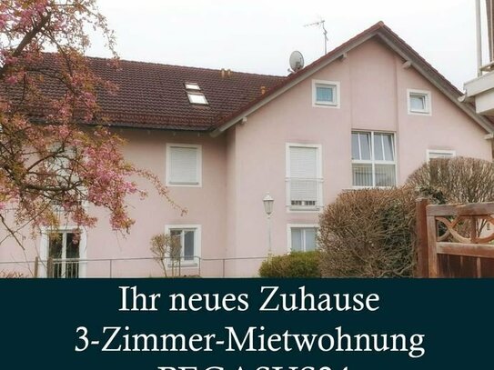 Gemütliches Zuhause in Perach: Helle 3-Zimmer-Wohnung mit Südbalkon und Tiefgaragenstellplatz in ruhiger Lage nähe des…
