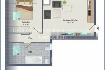 2 Zimmer/Dachgeschosswohnung - im Stadtkern - vermietet