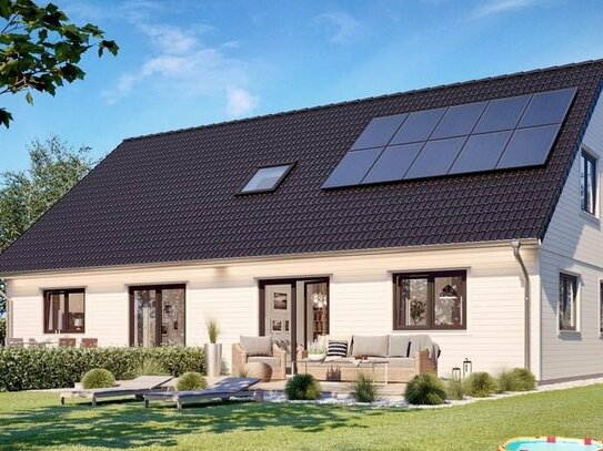 Neubau - Holzhaus im Grünen KFW 40 in Kakenstorf - 2 Stellplätze, Wallbox, PV, Wärmepumpe