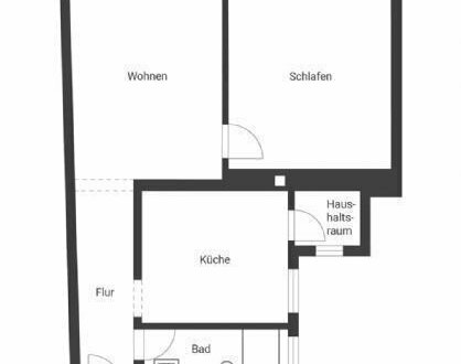 Vermietete, kernsanierte 2-ZW als Kapitalanlage - Provisionsfrei - 1A Innenstadtlage