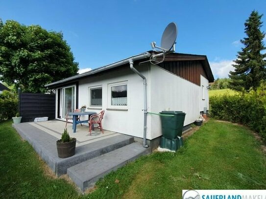 Gemütliches Ferienhaus mit Wintergarten und Terrasse im Ferienpark Usseln