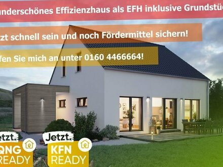 ++ EH40+ QNG-zertifiziert! ++ Wunderschönes Effizienzhaus inkl. HKW mit PV 8 kWp und Batterie 8,25 kWh inkl. Bauplatz s…