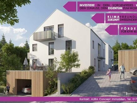Neubau KfW40 NH - jetzt die KfW-Förderung bis zu 150.000,- € sichern. Eigentumswohnung mit Terrasse und Garten (110qm)