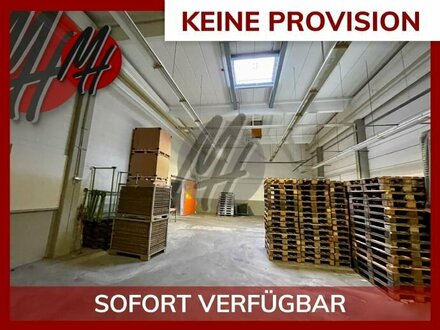 KEINE PROVISION - SOFORT VERFÜGBAR - Vielseitig nutzbare Lagerflächen (1.000-2.500 m²) zu vermieten