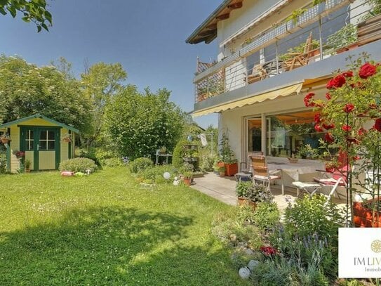 Mit großem Balkon und 87 m² eigenem Garten in ruhiger und guter Lage!
