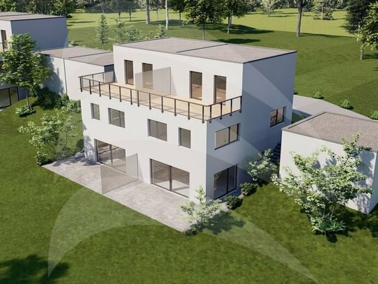 KfW40 Neubau: Traumhafte Doppelhaushälfte mit Dachterrasse im Baugebiet Antesberger Berg