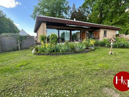 Bungalow mit herrlichem Blick auf Feld und Wald mit viel Potenzial!