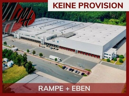 KEINE PROVISION - SCHNELL VERFÜGBAR - Rampe + eben - Lager-/Logistik (23.000 m²) & Büro (1.000 m²)