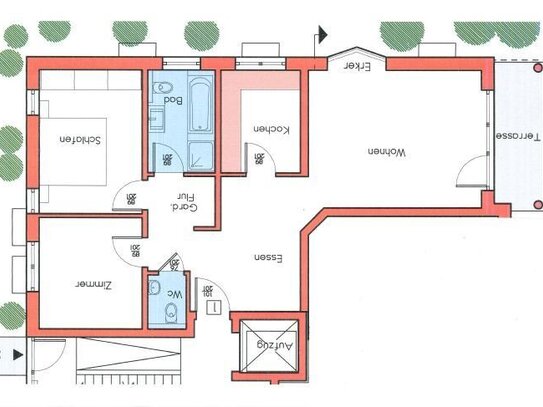 Neubau/Erstbezug! 3-Zi.-Wohnung mit Garten in bester Lage