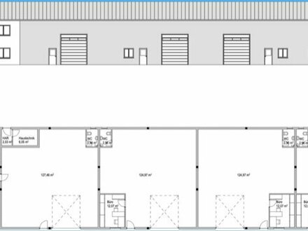 Großzügiges Baugrundstück mit einer neuwertigen Lagerhalle