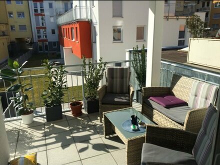 Zentral top ruhig Neubau 3-Zi.+ AbendSonnen - Balkon