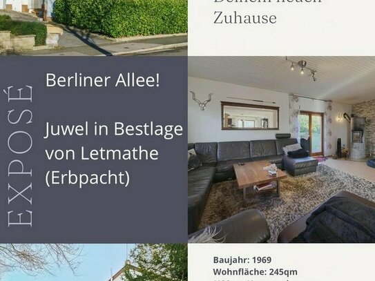 BERLINER ALLEE! Freisteh. Juwel mit ELW in Bestlage von Letmathe (Erbbaurecht)