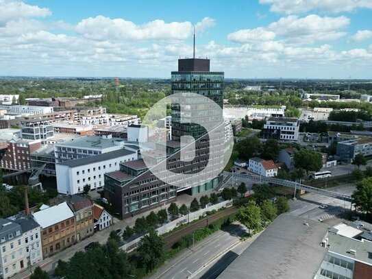 bürosuche.de: Channel Tower mit Blick über ganz Harburg!