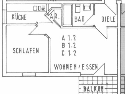 Schönes 1 ZKB Appartment in Dresden - Weissig