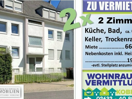 Hell, modern und freundlich, 2x 2 Zimmer in Koblenz-Neuendorf