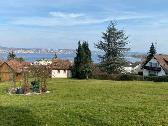 Grundstück in idyllischer Hanglage mit Blick auf den Bodensee