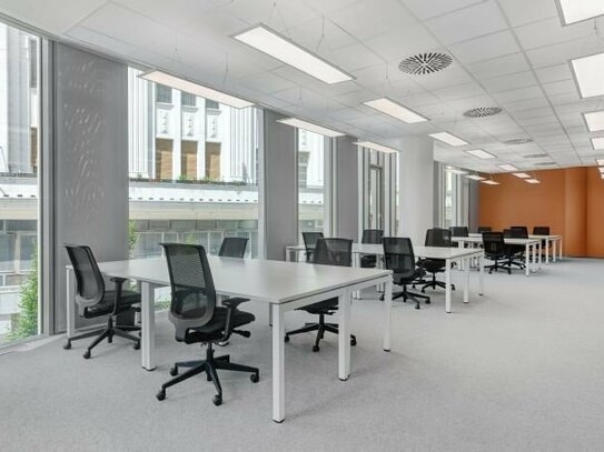 All-inclusive-Zugang zu professionellen Büroräumen für 5 Personen in Regus Nymphenburger Hofe