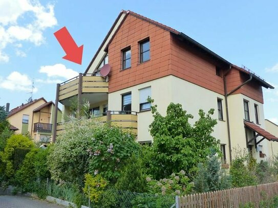 Nestwärme! 3-Zimmer-Wohnung mit Balkon und Kachelofen in Wendelstein