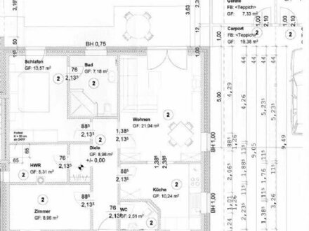 Moderne und gepflegte 3ZKB Mietswohnung im EG mit Garten und Carport in bester Lage