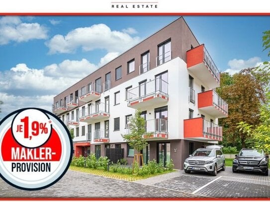 Moderne 2-Zimmer-Neubauwohnung mit Balkon in Berlin-Wilhelmsruh