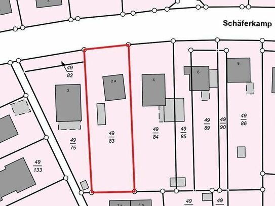 westimmobilien: Baugrundstück mit Altbestand und sehr guter Infrastruktur