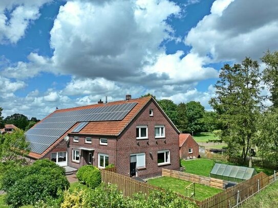 Ostfriesisches Bauernhaus 2,5 ha Weide am Haus