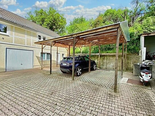 Voll möbliert und mit Einbauküche! 2-Raum-Apartment - Gartenmitbenutzung & Terrasse in Hochheim