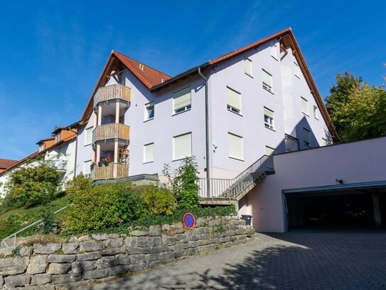 3-Zimmerwohnung mit schöner Aussicht in Niederstetten zu verkaufen - ideal als Kapitalanlage