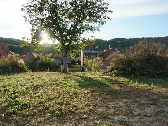 Günstiger Bauplatz für ein oder zwei Häuser auf einer Ebene